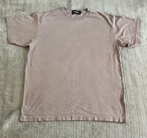 Talentless T-Shirt Size S Mauve Brown Short Sleeve Cotton Crewneck